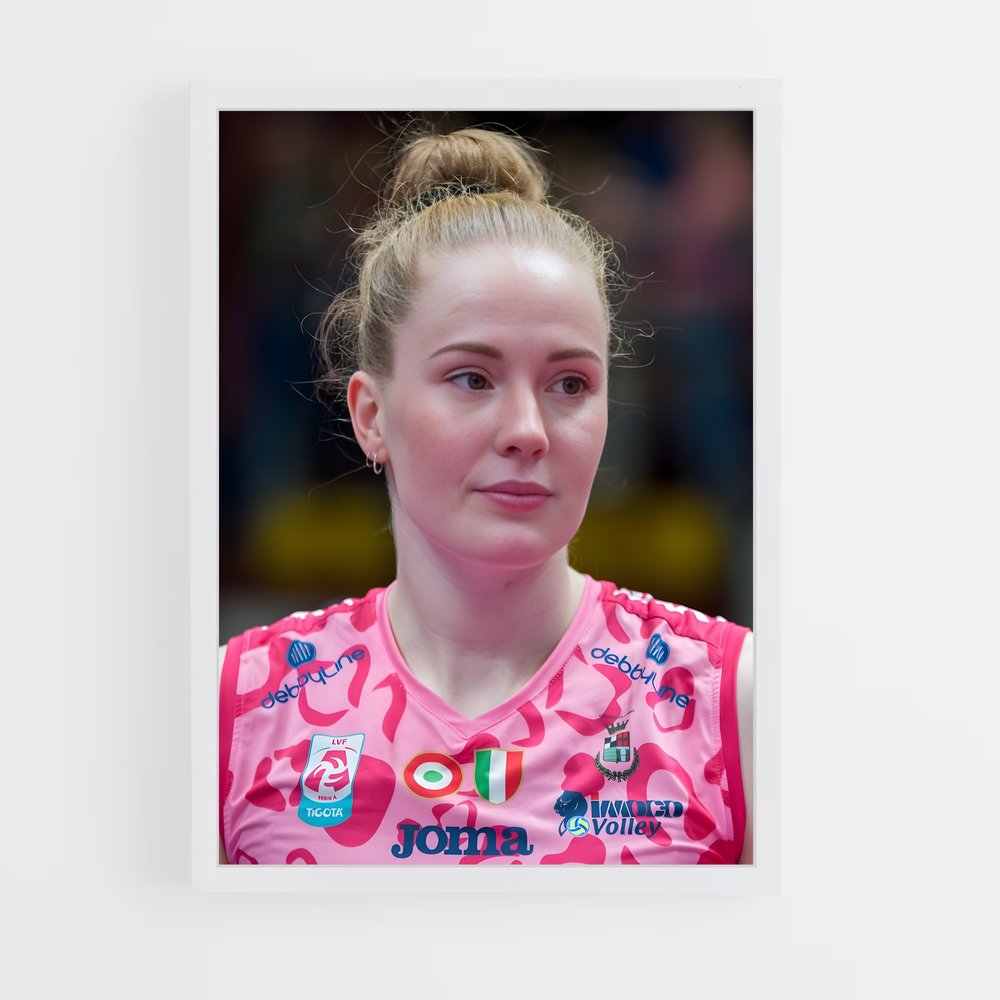 Poster Isabelle haak fonctionnalité – affiche Volleyball (vue 3)